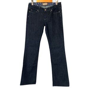 Paige Benedict Canyon Classic Rise Bootcut Jeans Size 28 Y2K Dark Wash